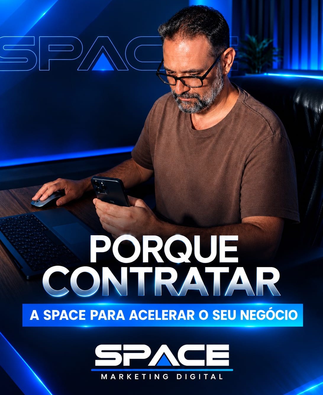 Foto de quem está à frente da Space Marketing e Gestão